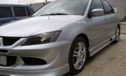 519 р. Реснички на фары Style v2 Mitsubishi Lancer 9 CS седан 1-ый рестайлинг (2003-2005) (Неокрашенные)  с доставкой в г. Белгород. Увеличить фотографию 2