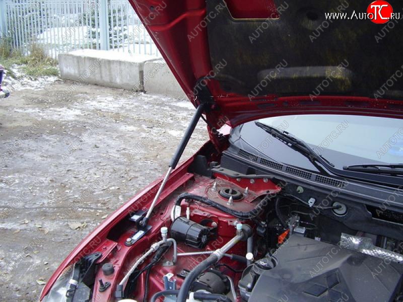 4 099 р. Газовый упор капота Tuning-Sport Mitsubishi Lancer 10 CY седан дорестайлинг (2007-2010)  с доставкой в г. Белгород