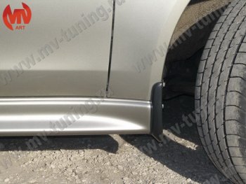 1 799 р. Передние брызговики Sport Mitsubishi Lancer 10 CY седан дорестайлинг (2007-2010)  с доставкой в г. Белгород. Увеличить фотографию 2