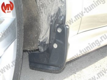 1 799 р. Передние брызговики Sport Mitsubishi Lancer 10 CY седан дорестайлинг (2007-2010)  с доставкой в г. Белгород. Увеличить фотографию 3