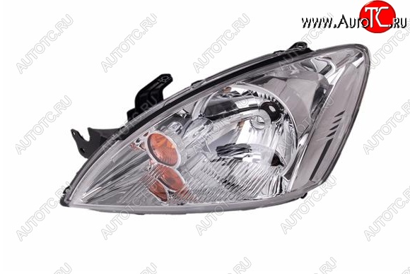 3 399 р. Фара BRIGHTROAD (мех. корректор, хром, левая) Mitsubishi Lancer 9 CS седан 1-ый рестайлинг (2003-2005)  с доставкой в г. Белгород