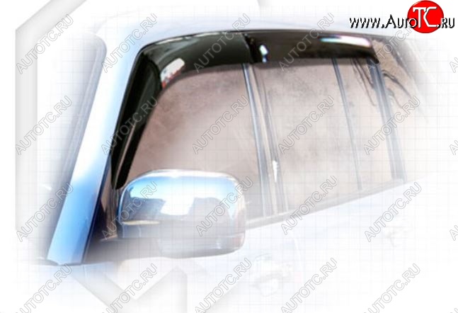 2 299 р. Дефлектора окон CA-Plastiс Mitsubishi Montero V90 5 дв. дорестайлинг (2006-2011) (Classic полупрозрачный, Без хром.молдинга)  с доставкой в г. Белгород