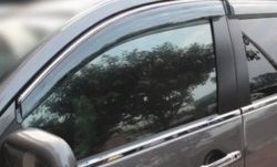 5 349 р. Комплект дефлекторов окон СТ Mitsubishi Outlander GF 2-ой рестайлинг (2015-2018)  с доставкой в г. Белгород. Увеличить фотографию 3