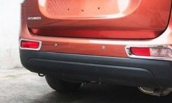 3 599 р. Накладки на задние отражатели СТ Mitsubishi Outlander GF 2-ой рестайлинг (2015-2018)  с доставкой в г. Белгород. Увеличить фотографию 3