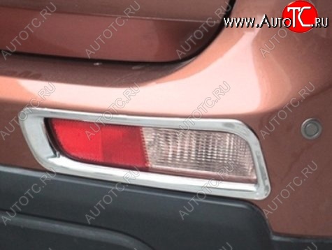 3 599 р. Накладки на задние отражатели СТ Mitsubishi Outlander GF 2-ой рестайлинг (2015-2018)  с доставкой в г. Белгород