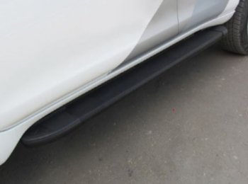 Порожки для ног Arbori Optima Black Mitsubishi Outlander  GF (2015-2018) 2-ой рестайлинг