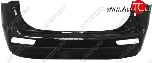 10 249 р. Задний бампер SAT (не под расширитель)  Mitsubishi Outlander  GF (2012-2016) дорестайлинг, 1-ый рестайлинг (Неокрашенный)  с доставкой в г. Белгород