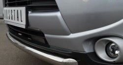 13 999 р. Одинарная защита переднего бампера диаметром 63 мм SLITKOFF  Mitsubishi Outlander  GF (2012-2014) дорестайлинг  с доставкой в г. Белгород. Увеличить фотографию 3