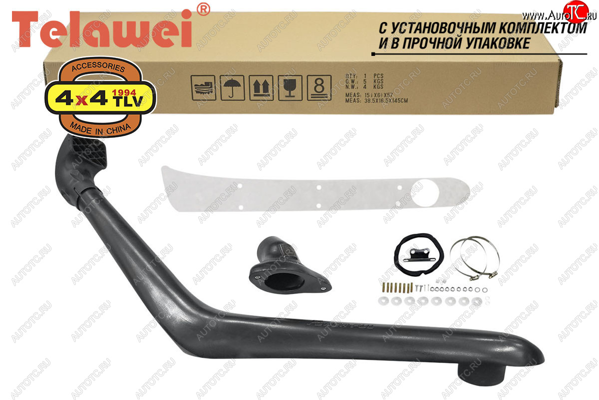 7 949 р. Шноркель Telawei Mitsubishi Pajero 2 V30/V40 5 дв. дорестайлинг (1991-1997)  с доставкой в г. Белгород