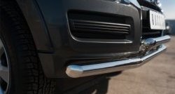 21 849 р. Защита переднего бампера (2 трубыØ63 мм, нержавейка) SLITKOFF Mitsubishi Pajero 4 V90 2-ой рестайлинг (2014-2020)  с доставкой в г. Белгород. Увеличить фотографию 3