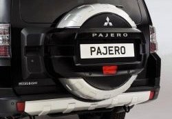 3 579 р. Чехол (кожух) запасного колеса Стандартный Mitsubishi Pajero 4 V80 дорестайлинг (2006-2011) (Неокрашенный)  с доставкой в г. Белгород. Увеличить фотографию 6