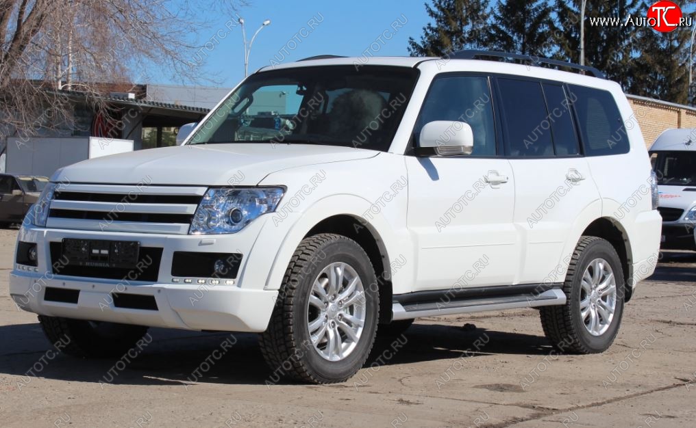 32 999 р. Бампер передний Broomer Design Mitsubishi Pajero 4 V80 дорестайлинг (2006-2011) (Неокрашенный)  с доставкой в г. Белгород