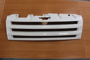 8 199 р. Решётка радиатора BROOMER Design Mitsubishi Pajero 4 V80 дорестайлинг (2006-2011) (Неокрашенная)  с доставкой в г. Белгород. Увеличить фотографию 7
