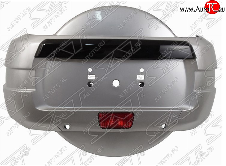 19 549 р. Колпак запасного колеса SAT Mitsubishi Pajero 4 V80 дорестайлинг (2006-2011) (Неокрашенный)  с доставкой в г. Белгород