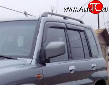 999 р. Комплект дефлекторов окон (ветровиков) 4 шт. (5 дверей) Russtal Mitsubishi Pajero iO (1998-2007)  с доставкой в г. Белгород