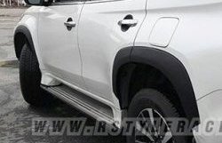 18 199 р. Накладки на колёсные арки CT Mitsubishi Pajero Sport QE дорестайлинг (2015-2021) (Неокрашенные)  с доставкой в г. Белгород. Увеличить фотографию 3