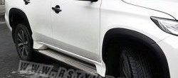 18 199 р. Накладки на колёсные арки CT Mitsubishi Pajero Sport QE дорестайлинг (2015-2021) (Неокрашенные)  с доставкой в г. Белгород. Увеличить фотографию 4