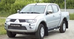 2 539 р. Защитная сетка решетки переднего бампера РА Mitsubishi Pajero Sport PB дорестайлинг (2008-2013)  с доставкой в г. Белгород. Увеличить фотографию 3