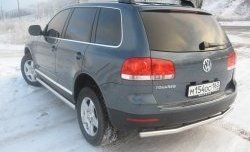 Защита заднего бампера Volkswagen Touareg 1 GP дорестайлинг (2002-2007)