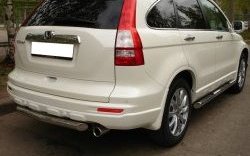 Одинарная защита заднего бампера SLITKOFF диаметром 63 мм Honda CR-V  RE1,RE2,RE3,RE4,RE5,RE7 (2009-2012) рестайлинг