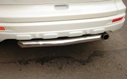 14 799 р. Одинарная защита заднего бампера SLITKOFF диаметром 63 мм  Honda CR-V  RE1,RE2,RE3,RE4,RE5,RE7 (2009-2012) рестайлинг  с доставкой в г. Белгород. Увеличить фотографию 3