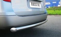 17 449 р. Защита заднего бампера (Ø76 мм, нержавейка) SLITKOFF Hyundai Starex/Grand Starex/H1 TQ рестайлинг (2014-2018)  с доставкой в г. Белгород. Увеличить фотографию 3