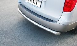 17 449 р. Защита заднего бампера (Ø76 мм, нержавейка) SLITKOFF Hyundai Starex/Grand Starex/H1 TQ рестайлинг (2014-2018)  с доставкой в г. Белгород. Увеличить фотографию 5