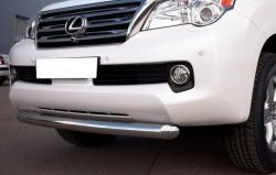 16 749 р. Одинарная защита переднего бампера SLITKOFF 76 мм Lexus GX460 J150 дорестайлинг (2009-2013)  с доставкой в г. Белгород. Увеличить фотографию 2