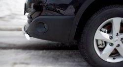 11 499 р. Защита переднего бампера (Ø75х42 мм, нержавейка) Russtal Nissan Qashqai 1 J10 рестайлинг (2010-2013)  с доставкой в г. Белгород. Увеличить фотографию 4