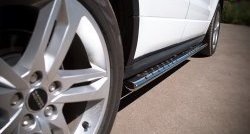 16 649 р. Защита порогов Russtal из овальной трубы с проступью (Dynamic) Land Rover Range Rover Evoque 1 L538 дорестайлинг 5 дв. (2011-2015)  с доставкой в г. Белгород. Увеличить фотографию 3