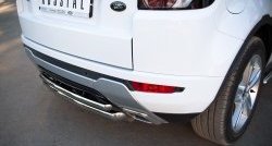 17 999 р. Защита заднего бампера (к-я DYNAMIC, Ø63 и 42 мм, нержавейка) SLITKOFF Land Rover Range Rover Evoque 1 L538 дорестайлинг 5 дв. (2011-2015)  с доставкой в г. Белгород. Увеличить фотографию 3