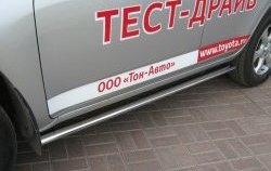 20 499 р. Защита порогов Russtal из овальной трубы Toyota RAV4 XA30 5 дв. 2-ой рестайлинг (2010-2013)  с доставкой в г. Белгород. Увеличить фотографию 2