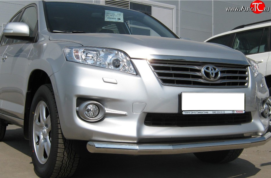 10 349 р. Одинарная защита переднего бампера Russtal 63 мм Toyota RAV4 XA30 5 дв. 2-ой рестайлинг (2010-2013)  с доставкой в г. Белгород