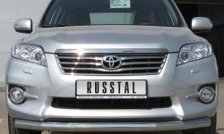 10 349 р. Одинарная защита переднего бампера Russtal 63 мм Toyota RAV4 XA30 5 дв. 2-ой рестайлинг (2010-2013)  с доставкой в г. Белгород. Увеличить фотографию 4