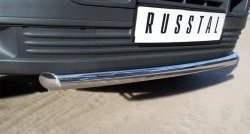 15 799 р. Одинарная защита переднего бампера SLITKOFF диаметром 63 мм Volkswagen Transporter T5 дорестайлинг (2003-2009)  с доставкой в г. Белгород. Увеличить фотографию 3
