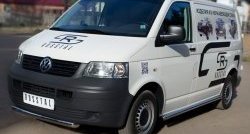 15 799 р. Одинарная защита переднего бампера SLITKOFF диаметром 63 мм Volkswagen Transporter T5 дорестайлинг (2003-2009)  с доставкой в г. Белгород. Увеличить фотографию 4