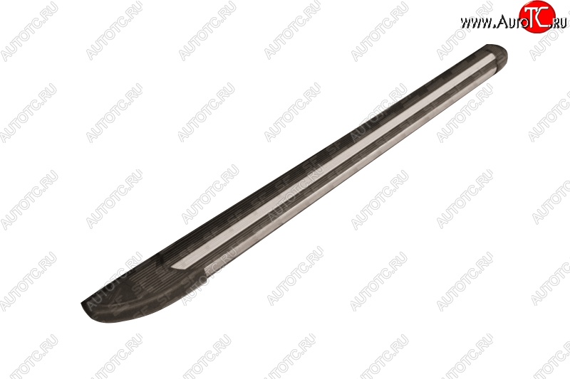 11 299 р. Алюминиевые пороги Slitkoff Luxe Black Nissan Qashqai 2 J11 дорестайлинг (2013-2019)  с доставкой в г. Белгород