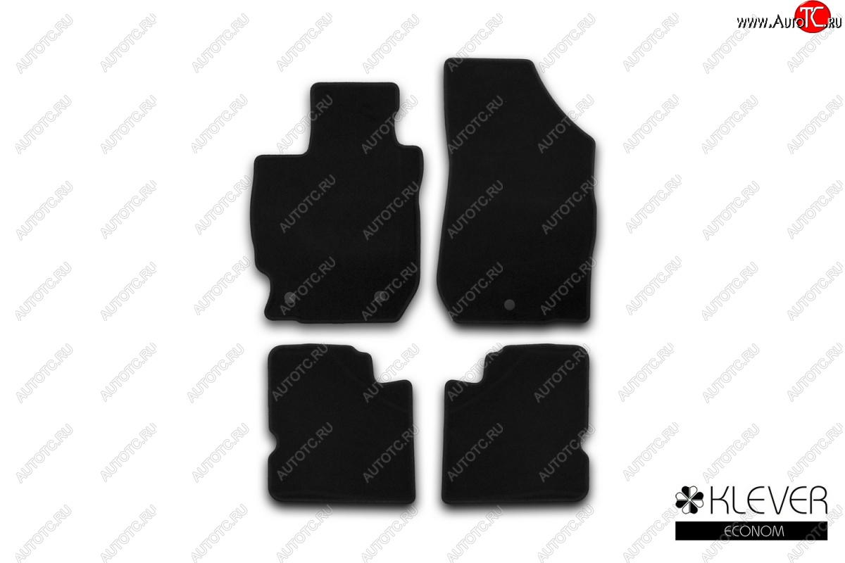 299 р. Коврики в салон (текстиль) (АКПП) Klever Econom  Nissan Almera  G15 (2012-2019) седан  с доставкой в г. Белгород