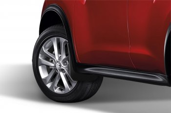 1 149 р. Брызговики Frosch (optimum, в пакете)  Nissan Juke  1 YF15 (2010-2020) дорестайлинг, рестайлинг (Передние)  с доставкой в г. Белгород. Увеличить фотографию 2