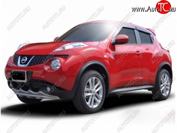 4 999 р. Накладка на передний бампер Impul-style Nissan Juke 1 YF15 дорестайлинг (2010-2014) (Неокрашенная)  с доставкой в г. Белгород