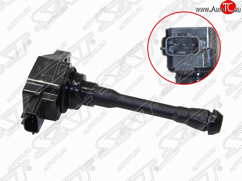 1 499 р. Катушка зажигания (MR20DD/MR16DDT) SAT Nissan X-trail 3 T32 дорестайлинг (2013-2018)  с доставкой в г. Белгород