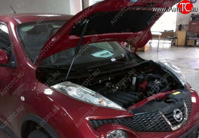 2 199 р. Газовый упор капота Berkut Nissan Juke 1 YF15 дорестайлинг (2010-2014)  с доставкой в г. Белгород