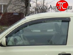 999 р. Комплект дефлекторов окон (ветровиков) 4 шт. (3 двери) Russtal Nissan Micra K12 5 дв. дорестайлинг (2002-2005)  с доставкой в г. Белгород
