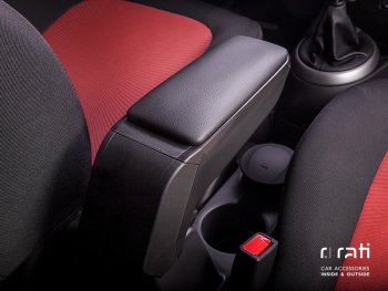 6 849 р. Подлокотник Armster S  Nissan Micra  K14 (2016-2019) 5 дв. дорестайлинг  с доставкой в г. Белгород. Увеличить фотографию 2