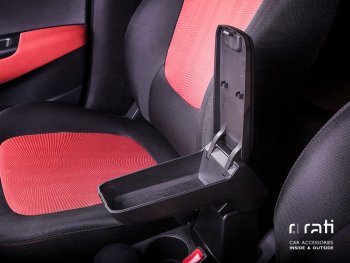 6 849 р. Подлокотник Armster S  Nissan Micra  K14 (2016-2019) 5 дв. дорестайлинг  с доставкой в г. Белгород. Увеличить фотографию 3