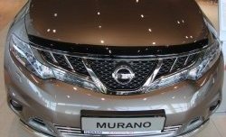 Дефлектор капота NovLine Nissan Murano  2 Z51 (2008-2016) дорестайлинг, рестайлинг
