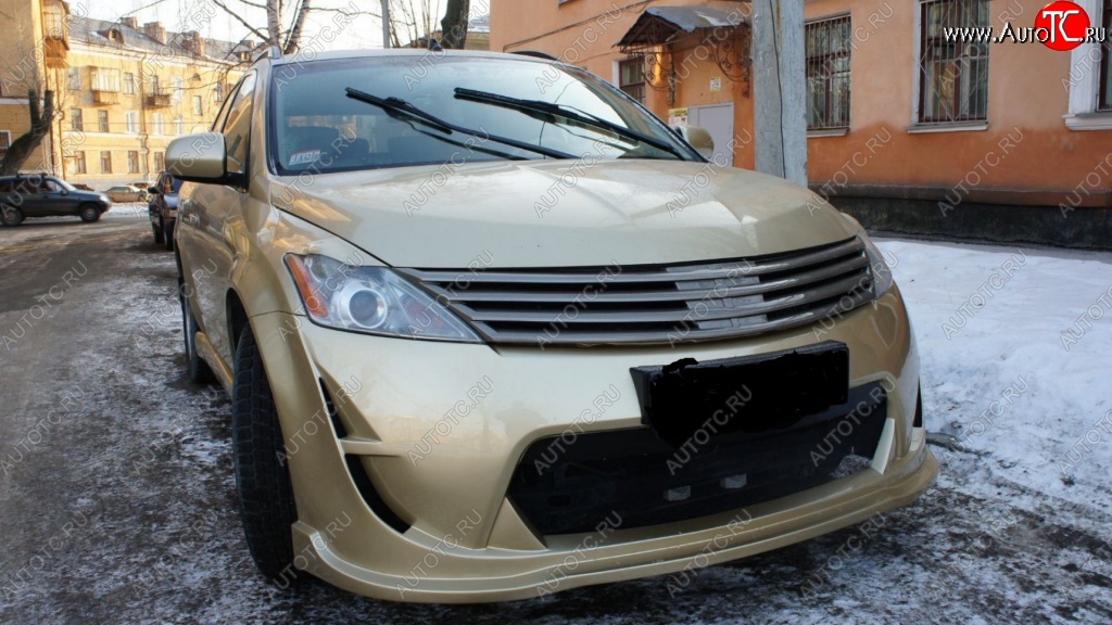 9 299 р. Решетка радиатора BALSARINI Nissan Murano 1 Z50 (2002-2009) (Неокрашенная)  с доставкой в г. Белгород