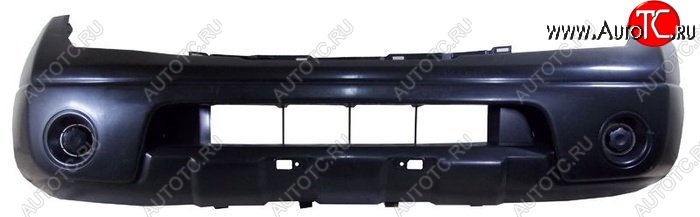 8 999 р. Передний бампер SAT Nissan Navara 2 D40 дорестайлинг (2004-2010) (Неокрашенный)  с доставкой в г. Белгород