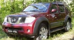 8 159 р. Молдинги дверей RA (широкие, комплект) Nissan Pathfinder R51 дорестайлинг (2004-2007) (Поверхность глянец (под окраску), Неокрашенные)  с доставкой в г. Белгород. Увеличить фотографию 2