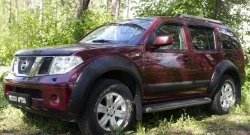 3 859 р. Молдинги дверей RA (узкие, комплект) Nissan Pathfinder R51 рестайлинг (2009-2014) (Поверхность глянец (под окраску), Неокрашенные)  с доставкой в г. Белгород. Увеличить фотографию 4
